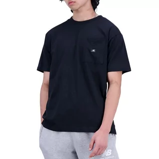 Koszulki męskie - Koszulka New Balance MT31542BK - czarna - grafika 1