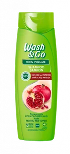 Wash&Go Pomegranate Szampon do włosów farbowanych (360 ml) - Szampony do włosów - miniaturka - grafika 1