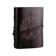 Zeszyty szkolne - notes/zeszyt w skórzanej oprawie CELTIC TREE - miniaturka - grafika 1