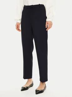 Tommy Hilfiger Chinosy WW0WW44090 Granatowy Regular Fit - Spodnie sportowe damskie - miniaturka - grafika 1