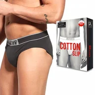 Majtki męskie - SLIPY MĘSKIE Gatta Bawełniane Komfortowe Wygodne Wysoka Jakość - L - miniaturka - grafika 1