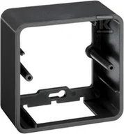 Wyłączniki światła i elektryczne - Kontakt Kontakt_Simon Puszka natynkowa pojedyncza do suportu i ramki KR245/ szary grafit R250/14 - miniaturka - grafika 1