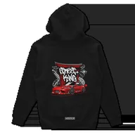 Odzież do sportów motorowych - Czarna bluza z kapturem Nissan 180SX Street King-M - miniaturka - grafika 1