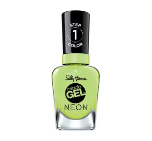 SALLY HANSEN MIRACLE GEL LAKIER DO PAZNOKCI 052 ELECTRI-LIME 14,7ML - Lakiery do paznokci - miniaturka - grafika 1