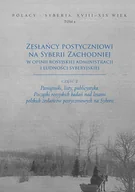 Historia świata - Zesłańcy postyczniowi na Syberii Zachodniej w opinii rosyjskiej administracji i ludności syberyjskiej Caban Wiesław Latawiec Krzysztof Legieć Jacek Mosunowa Tatiana - miniaturka - grafika 1