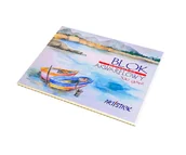 Akcesoria kreślarskie - Lemi Blok akwarelowy 12 arkuszy 300 g/m2 formatu A5 ART-BA-A5-2216 - miniaturka - grafika 1