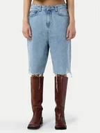 Spodenki damskie - Noisy May Szorty jeansowe Jytte 27030816 Niebieski Straight Fit - miniaturka - grafika 1