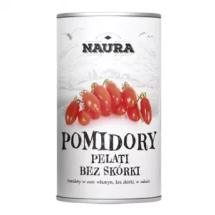 Naura Pomidory Pelati całe bez skórki 400 g - Koncentraty warzywne, przeciery - miniaturka - grafika 1