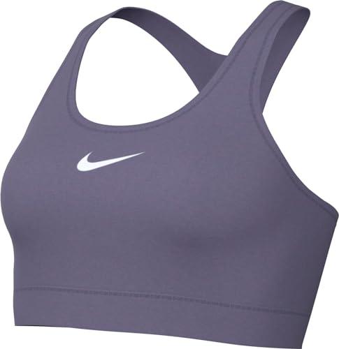 Nike Damski biustonosz sportowy Swsh Med SPT, Daybreak/White, DX6821-509, S