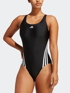 Strój kąpielowy jednoczęściowy damski Adidas 3S Swimsuit IB5986 32 Czarny (4066752902197) - Stroje kąpielowe - miniaturka - grafika 1