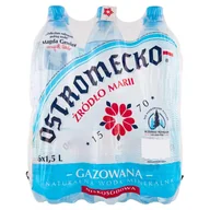 Woda - Ostromecko Naturalna woda mineralna gazowana 1,5 l x 6 sztuk - miniaturka - grafika 1