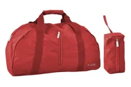 Torby podróżne - 372 LYBRA Torba podróżna podręczna Czerwona - miniaturka - grafika 1