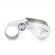 Mikroskopy i lupy - eXtra LUPA JUBILERSKA 30x - SZKŁO 21mm 2xLED CHROM - miniaturka - grafika 1