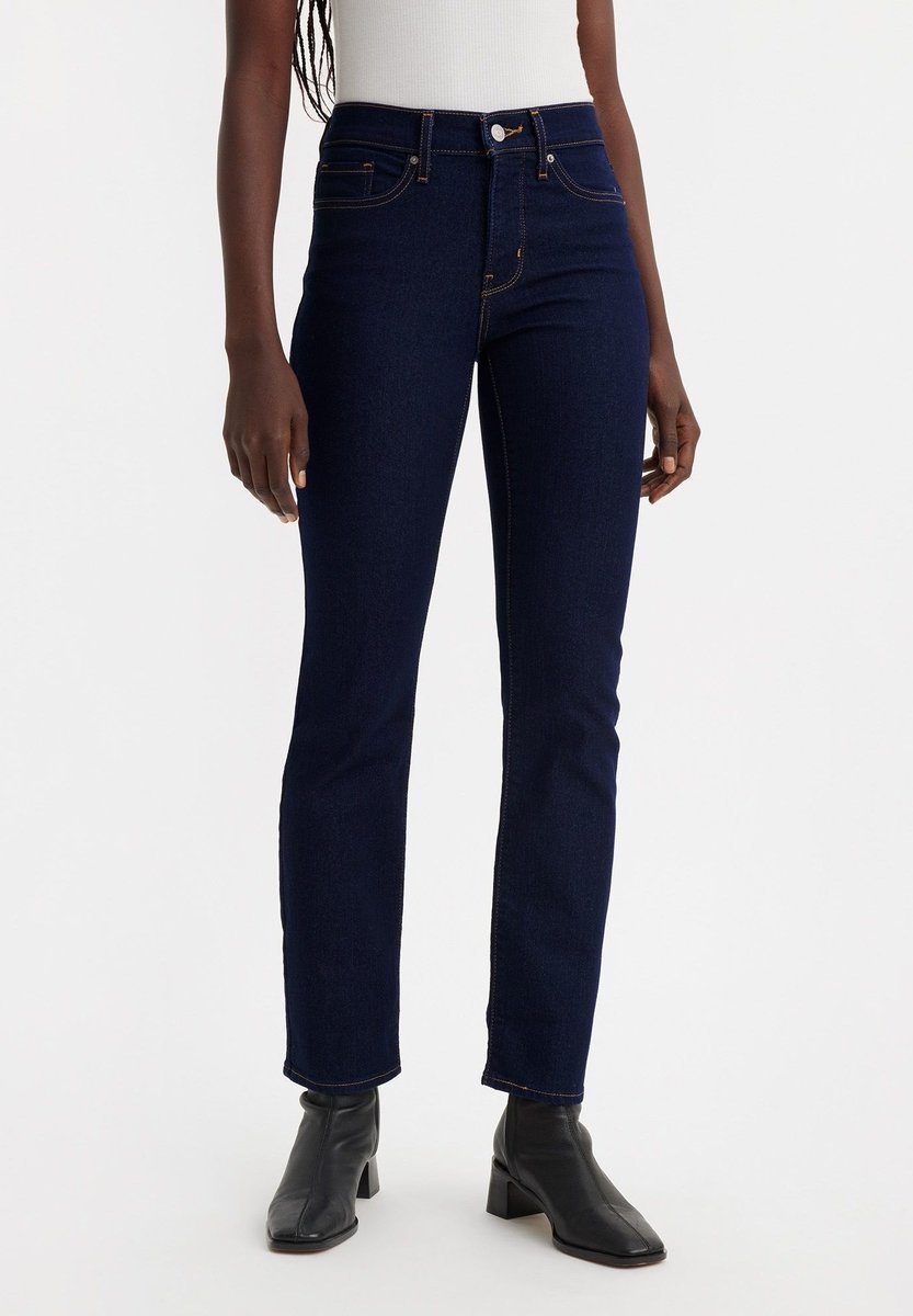 LEVIS JEANSY DAMSKIE RURKI O STRUKTURZE GŁADKIEGO DENIMU 30/30 6EA