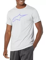 Koszulki męskie - Alpinestars Ageless Classic Tee Koszulka męska (opakowanie 1), Srebrny/fioletowy, S - miniaturka - grafika 1