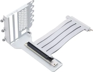 Phanteks Pionowy wspornik karty graficznej, zestaw kabli płaskich PCI-E 4.0 x16 220 mm, biały II - Akcesoria do komputerów stacjonarnych - miniaturka - grafika 1