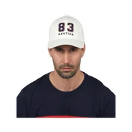 Czapki męskie - Czapka z daszkiem Mediterranean Strapback Cap - biała - miniaturka - grafika 1