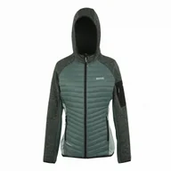 Kurtki i kamizelki sportowe damskie - Kurtka damska Regatta Wms Newhill Hybrid Rozmiar: XXL / Kolor: zielony - miniaturka - grafika 1
