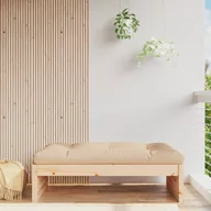 Komplety wypoczynkowe - vidaXL Podnóżek ogrodowy, 120x80 cm, lite drewno sosnowe - miniaturka - grafika 1