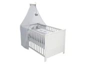 Pościel - roba Kompletny zestaw pościeli, 70 x 140 cm. (Bliźniaki Jumbo w kolorze szarym) - miniaturka - grafika 1