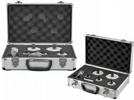 Otwornice - Makita E-15805 zestaw otwornic bimetalowych z adapterem i 2 wiertła prowadzące Ezychange 35-83 mm 7 elementów w walizce - miniaturka - grafika 1
