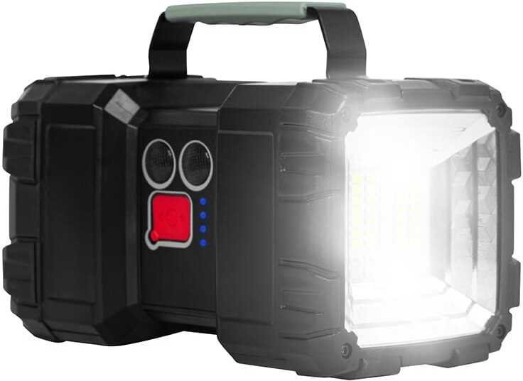 Vayox Latarka LED akumulatorowa szperacz dwustronna z funkcją powerbank