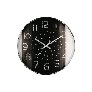 Zegar ścienny z cyrkoniami 30 cm - Zegary - miniaturka - grafika 1