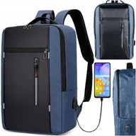 Plecaki szkolne i tornistry - PLECAK szkolny miejski WODOODPORNY TURYSTYCZNY - z wieloma przegrodami, - miniaturka - grafika 1