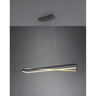 Trio Edge LED lampa wisząca czarna 326810132 326810132 - Lampy sufitowe - miniaturka - grafika 1