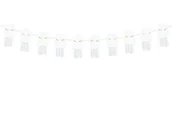 Halloween - PartyDeco Girlanda "Duchy" biały 130 cm GL20 - miniaturka - grafika 1
