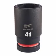 Klucze i nasadki - MILWAUKEE NASADKA UDAROWA  1" 41mm DŁUGA - miniaturka - grafika 1