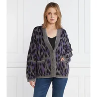 Swetry damskie - Liu Jo Kardigan | Regular Fit | z dodatkiem wełny - miniaturka - grafika 1