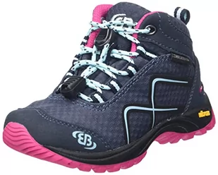 Brütting Guide High Cross buty do biegania, granatowe/różowe/turkusowe, 26 EU - Buty dla dziewczynek - miniaturka - grafika 1
