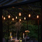Oświetlenie świąteczne - Konstsmide Łańcuch Biergarten 2352-800 rozbudowa rustykalny - miniaturka - grafika 1