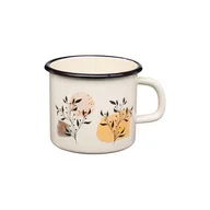 Kubki - Kubek emaliowany z kalką Flores 9 cm 0,5 l wz. 3 - miniaturka - grafika 1