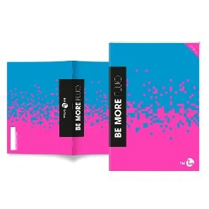 Zeszyt A4 Be More Fluo Linia 96 Stron 100G. 1Szt.Mix