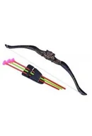 Gadżety dla niej i dla niego - Arpex Broń &quot;Łuk + Strzały&quot; 45 cm SR9417 - miniaturka - grafika 1