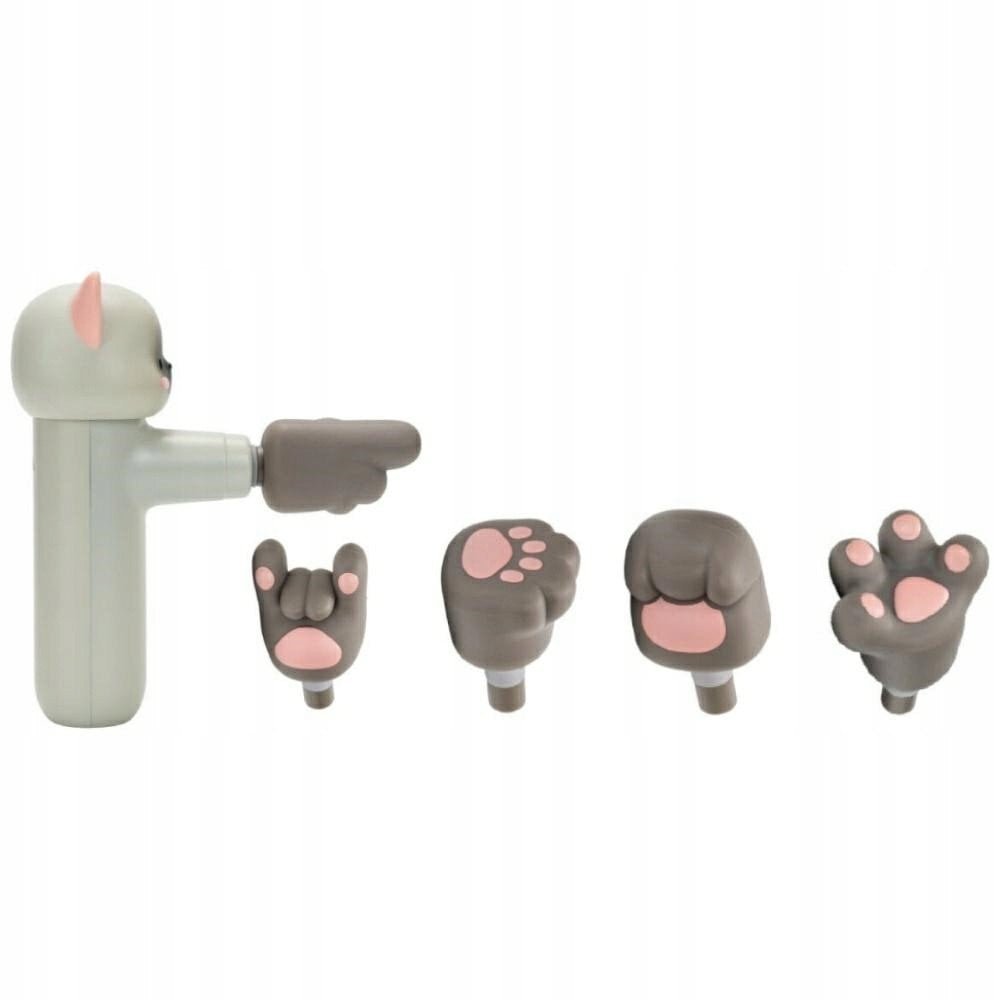 4smarts ACECOOL Cat jasnoszary Mini pistolet do masażu