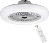 Wentylatory sufitowe - 80w wentylator sufitowy led z oświetleniem lampa sufitowa wentylatora z pilotem światła wentylatora - miniaturka - grafika 1