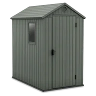Altany ogrodowe - KETER DOMEK NARZĘDZIOWY/OGRODOWY DARWIN 4x6 ZIELONY 125,8 x 184,5 x 205cm - miniaturka - grafika 1