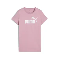 Koszulki sportowe damskie - Damska koszulka z logo ESS No. 1 PUMA Poised Pink - miniaturka - grafika 1