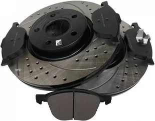 Przednie klocki + WIERCONE NACINANE tarcze hamulcowe ATM 300mm Ford Kuga 2013-2019 - Tarcze hamulcowe Przednie klocki + WIERCONE NACINANE tarcze hamulcowe ATM 300mm Ford Kuga 2013-2019 - Tarcze hamulcowe - miniaturka - grafika 3