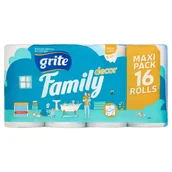 Papier toaletowy - GRITE PAPIER TOALETOWY FAMILY 3W 16ROLEK - miniaturka - grafika 1