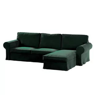 Dekoria Pokrowiec na sofę Ektorp 2-osobową i leżankę ciemny zielony 252 x 163 x 88 cm Velvet 1014-704-25 - Meble modułowe i akcesoria Dekoria Pokrowiec na sofę Ektorp 2-osobową i leżankę ciemny zielony 252 x 163 x 88 cm Velvet 1014-704-25 - Meble modułowe i akcesoria - miniaturka - grafika 1