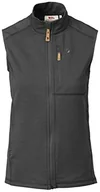 Bluzy damskie - Fjällräven Bluza damska Keb Fleece Vest W szary ciemnoszary/czarny L - miniaturka - grafika 1