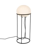 Lampy stojące - QAZQA Designerska lampa podłogowa zewnętrzna czarna - Jannie - miniaturka - grafika 1