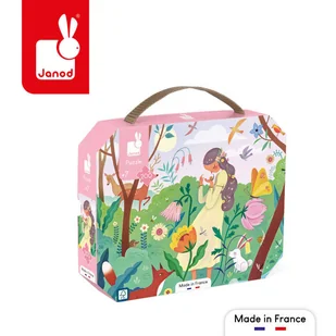 Janod, Puzzle W Walizce Matka Natura, 200 El. - Puzzle - miniaturka - grafika 1