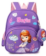 Plecaki szkolne i tornistry - Plecak + portmonetka do szkoły przedszkola szkolny SOFIA dla dziewczynki - miniaturka - grafika 1