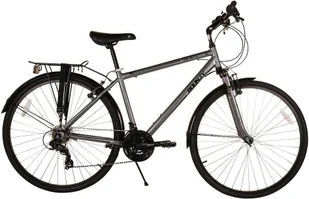 Rower męski trekkingowy lekki BOUNTY COUNTRY 29" Shimano RAMA 45CM srebrny - Rowery - miniaturka - grafika 1