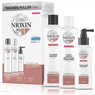 Zestawy kosmetyków damskich - Nioxin System 3 Loyalty Kit zestaw do włosów przerzedzających się 300 ml + 300 ml + 100 ml - miniaturka - grafika 1